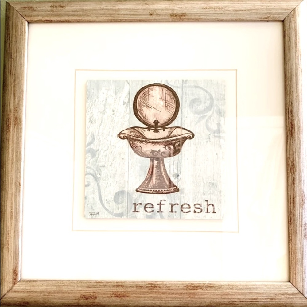 Set of Bathroom wall frames